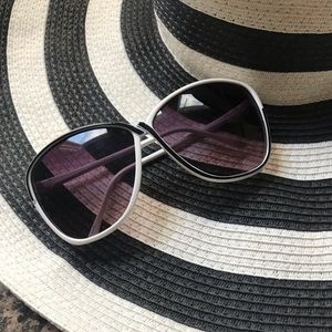 Quay Australia Black and White Sunglasses